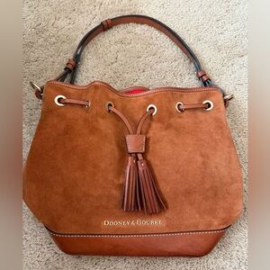 Dooney & Bourke Tasha Suede Drawstring Bucket Bag